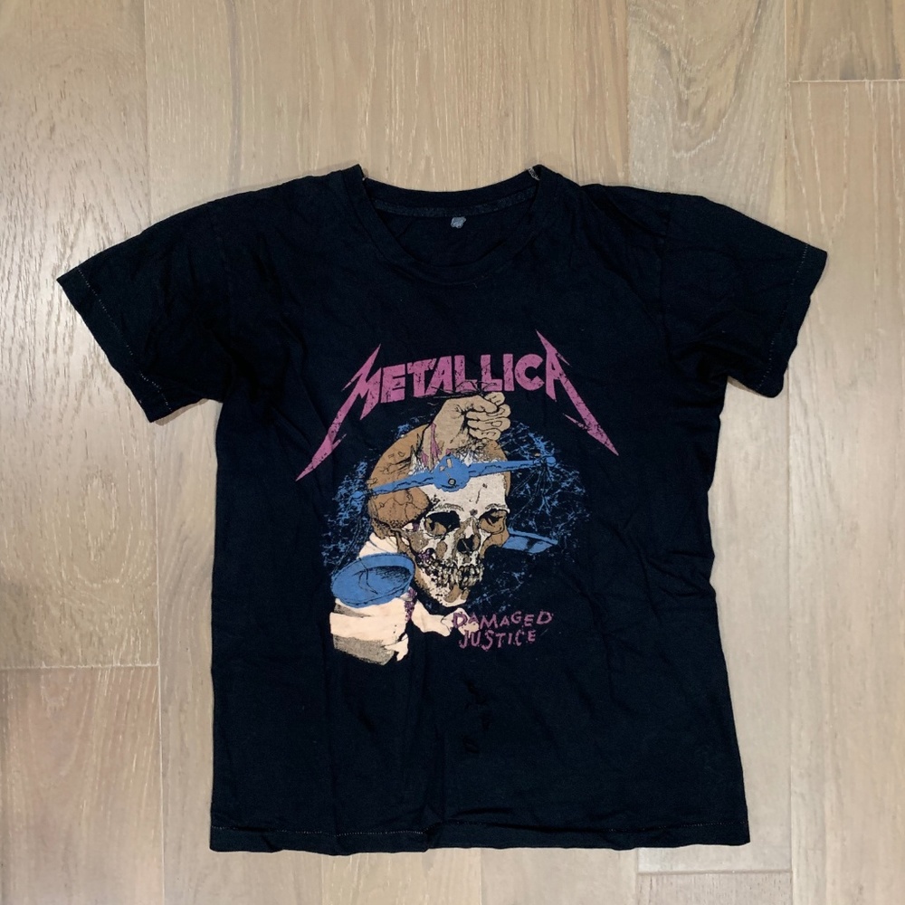Metallica Damaged Justice Tee View 2